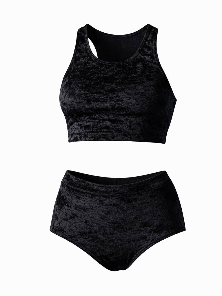 Velvet Top Black