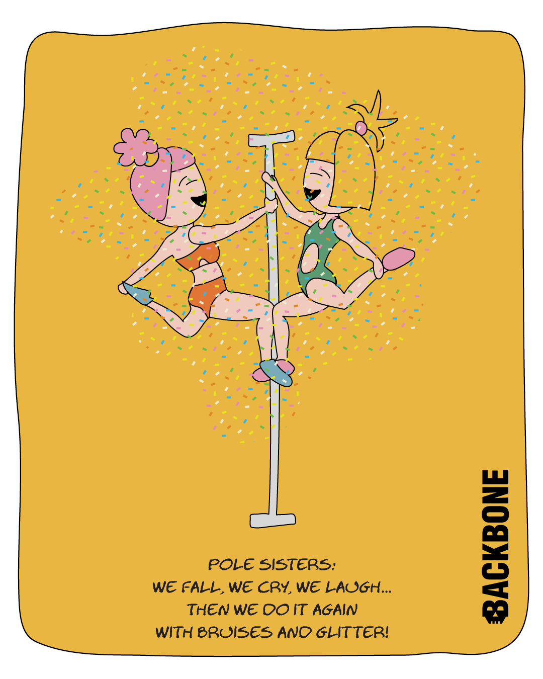 Pole life stickers