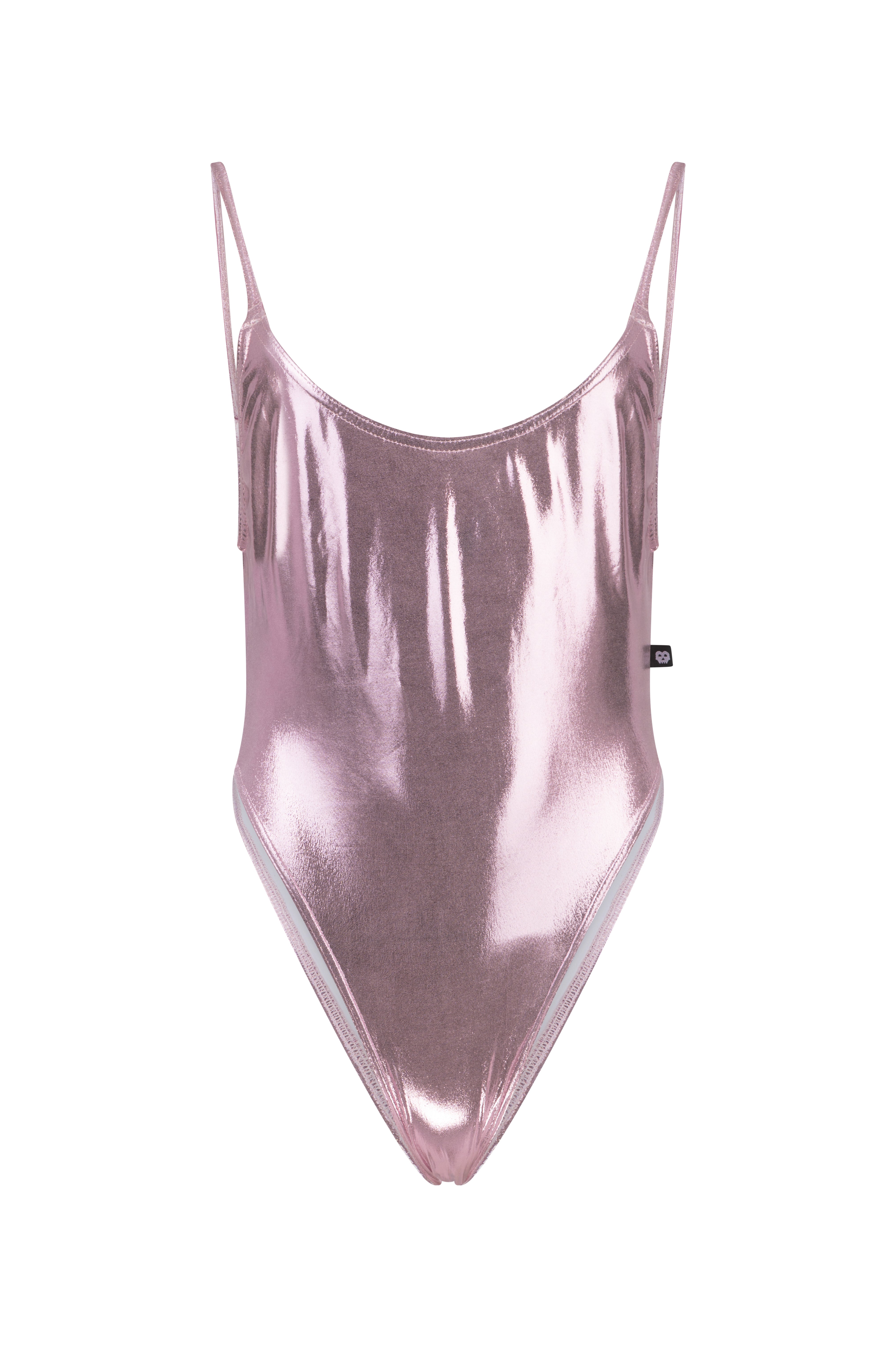 Afrodite x Backbone pink metallic bodysuit – Backbone Polewear