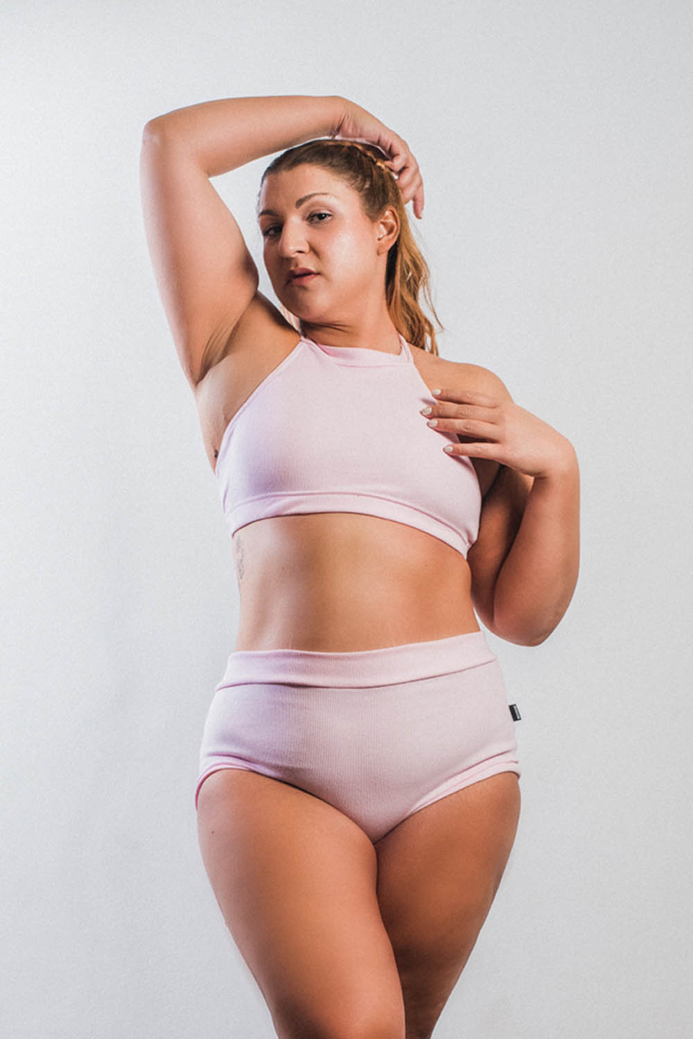 Piper pink rip bottom plus size